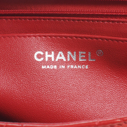 Chanel Lambskin Jumbo Single Flap Red 7 of 8