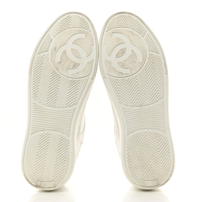 Chanel Calfskin CC Womens Sneakers 36 White 5 of 10