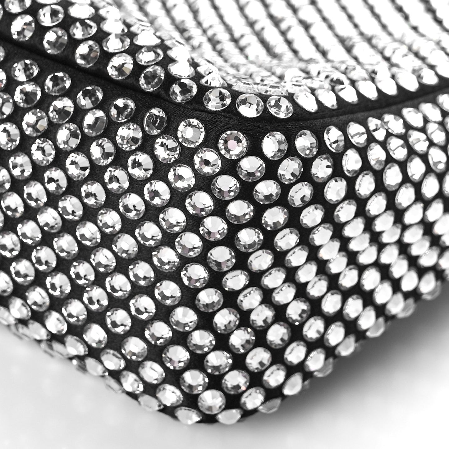 Satin Crystal Mini Re-Edition 2000 Bag Cristal