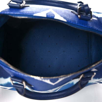Louis Vuitton Monogram Escale Speedy Bandouliere 30 Blue 5 of 10