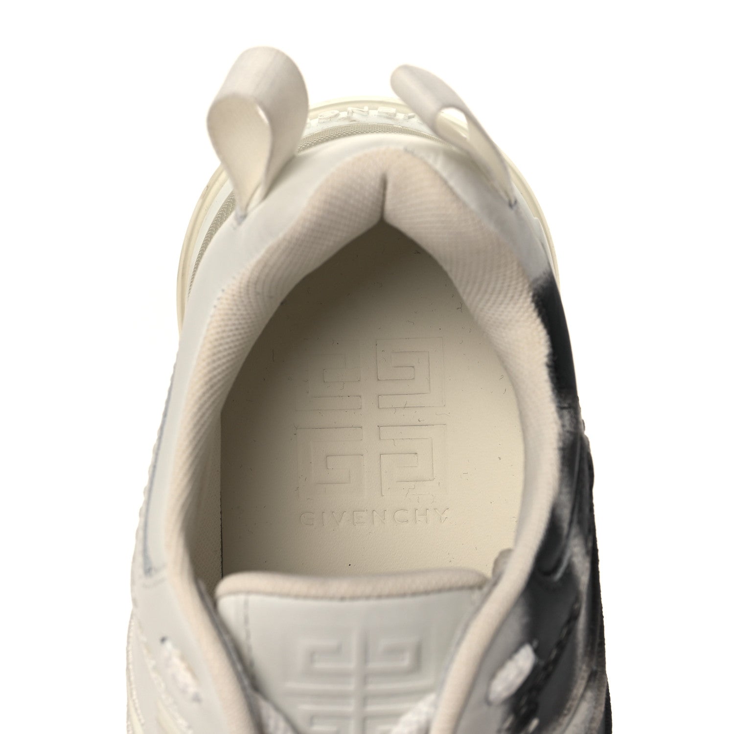 Givenchy X CHITO Calfskin GIV 1 Runners Sneakers 38.5 White Black 7 of 7