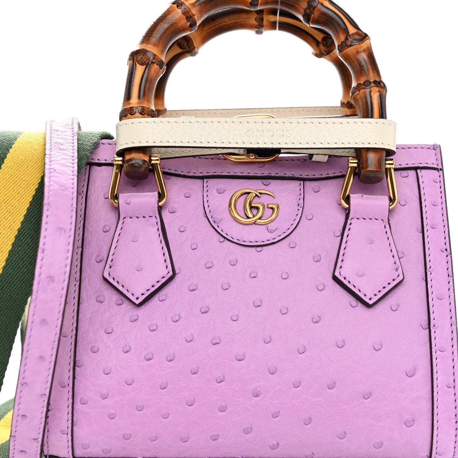 Gucci Ostrich Web Mini Diana Tote Bag Purple 1365764 – FASHIONPHILE Gucci Ostrich Web Mini Diana Tote Bag Purple 1365764 – FASHIONPHILE