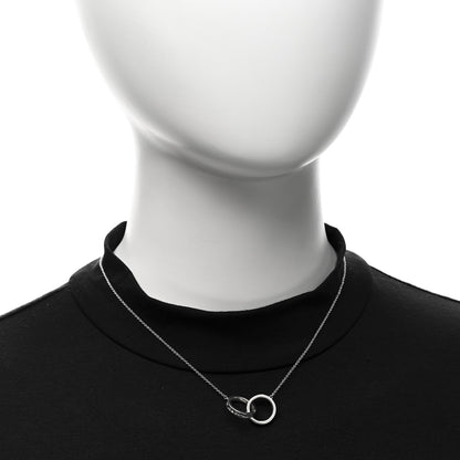 Tiffany Sterling Silver 1837 Interlocking Circles Pendant Necklace 2 of 5