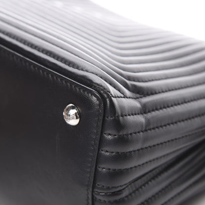Fendi Shiny Nappa Trapuntata Chain Small DotCom Click Chain Satchel Black 15 of 16