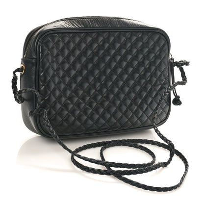 Gucci Calfskin Web Trapuntata Small GG Shoulder Bag Black 2 of 10