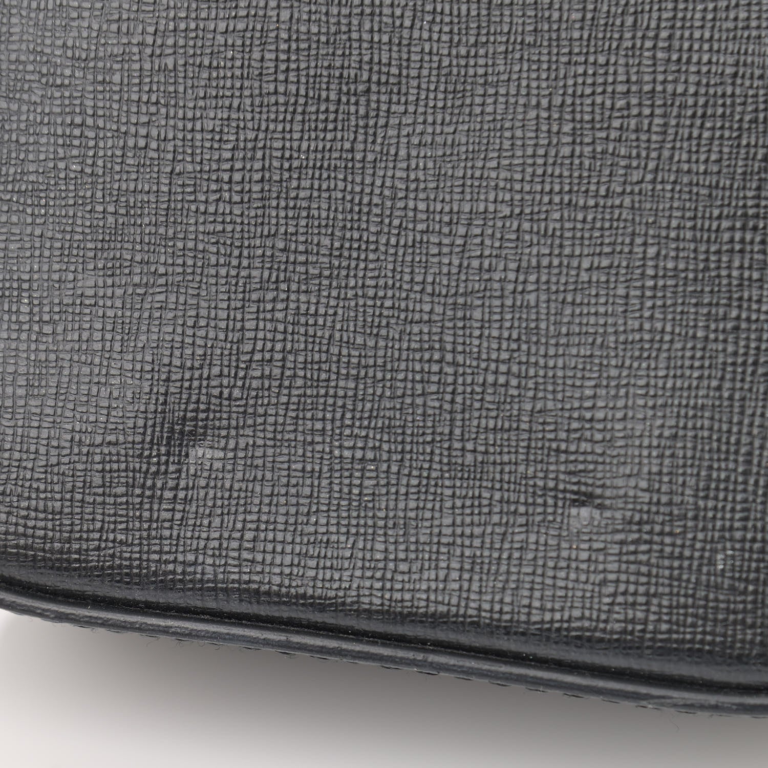 Off-White Saffiano Striped Baby Flap Black White 11 of 11