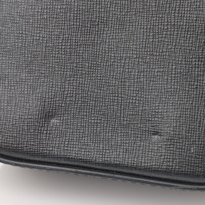 Off-White Saffiano Striped Baby Flap Black White 11 of 11