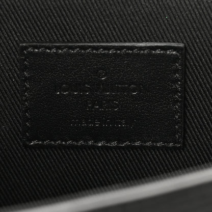 Louis Vuitton Epi Monogram Eclipse Porte Document Portfolio Black 6 of 7