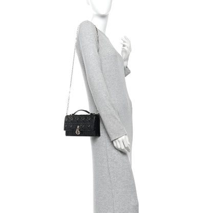 Christian Dior Patent Cannage Mini My Dior Bag Black 2 of 11