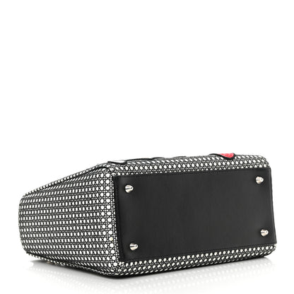 Christian Dior Micro-Cannage Smooth Calfskin Medium Lucky Badges Lady Dior Multicolor 4 of 13