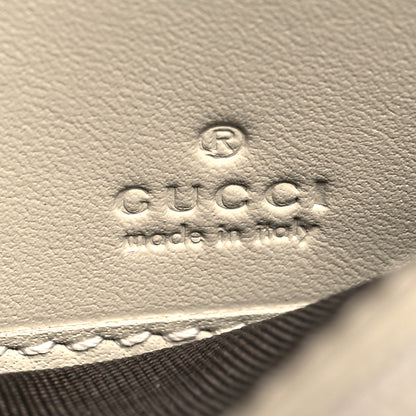Gucci Calfskin Sylvie Continental Wallet White 7 of 9