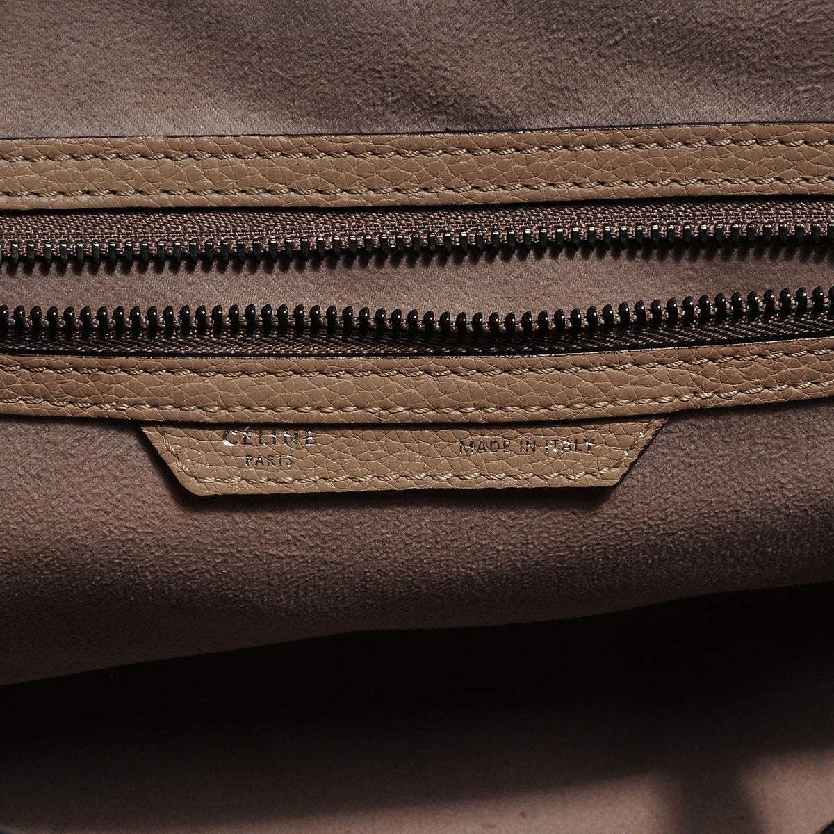 Drummed Calfskin Mini Luggage Dune