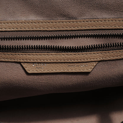 Celine Drummed Calfskin Mini Luggage Dune 6 of 9