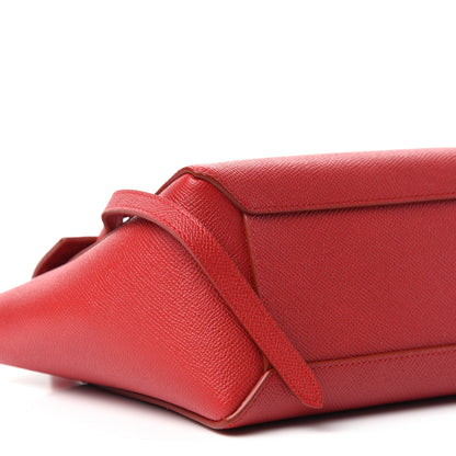 Celine Grained Calfskin Nano Belt Bag Coquelicot 7 of 9