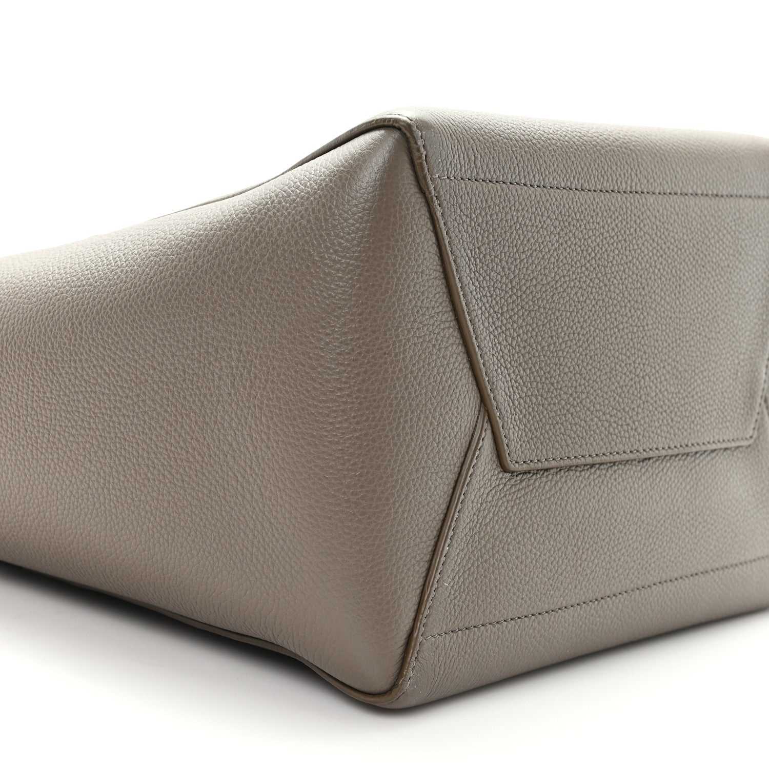 Celine Soft Grained Calfskin Sangle Bucket Bag Taupe 8 of 10