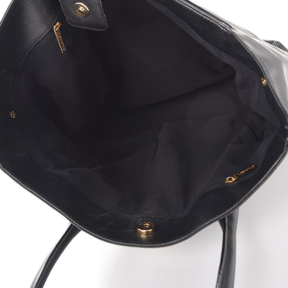 Chanel Calfskin Tall Cerf Tote Black 5 of 23