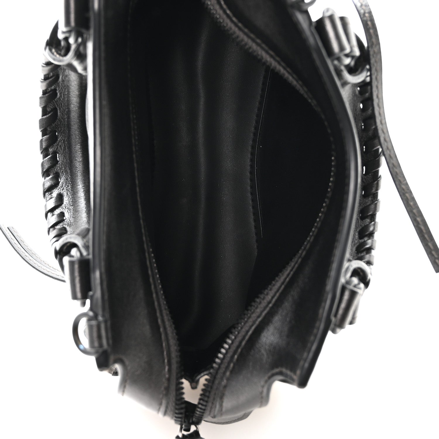 Balenciaga Smooth Calfskin Neo Classic Black Hardware Mini City Gunmetal 5 of 10