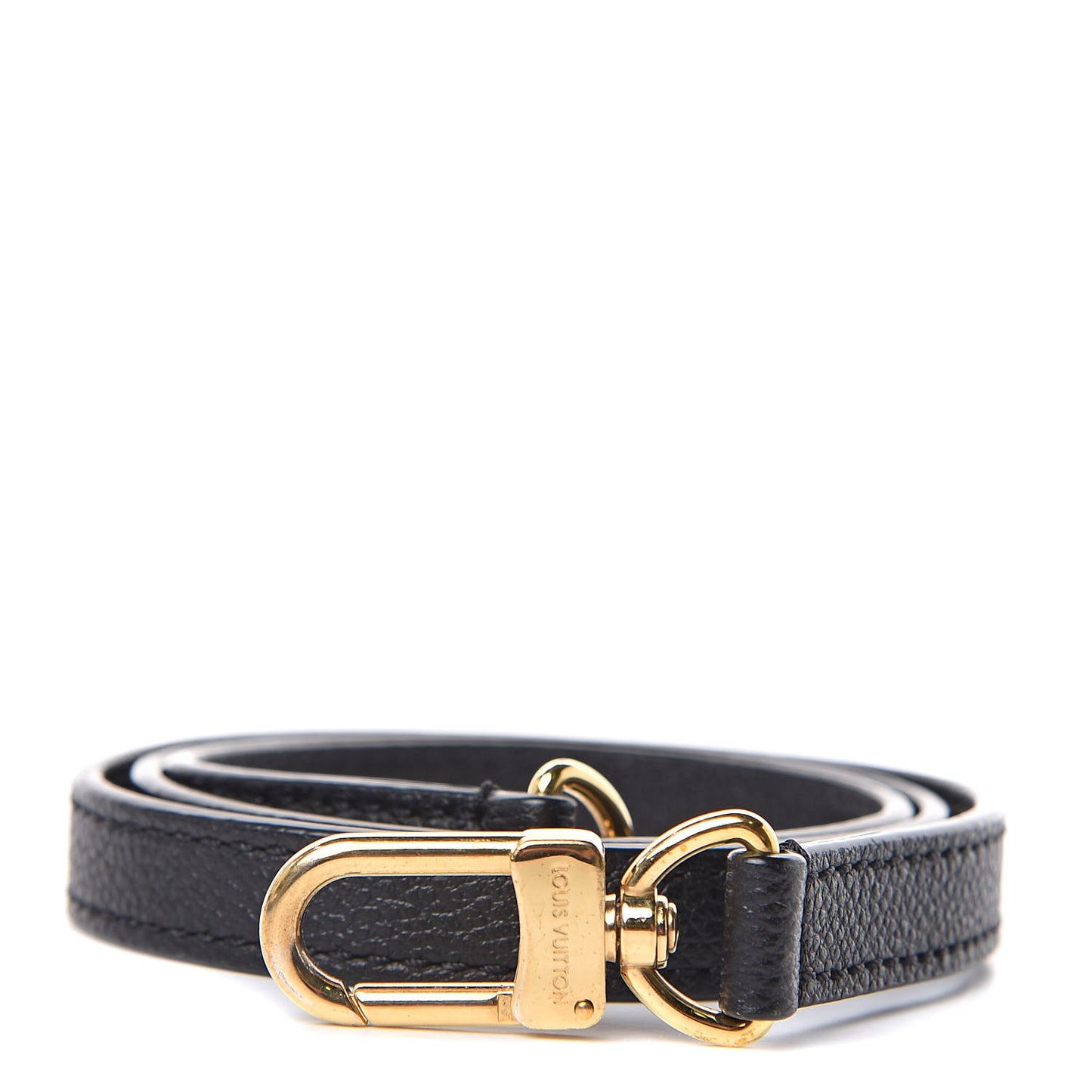 Calfskin Shoulder Strap Black