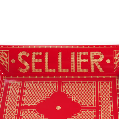 Hermes Porcelain Sellier Change Tray Rouge Or 2 of 5