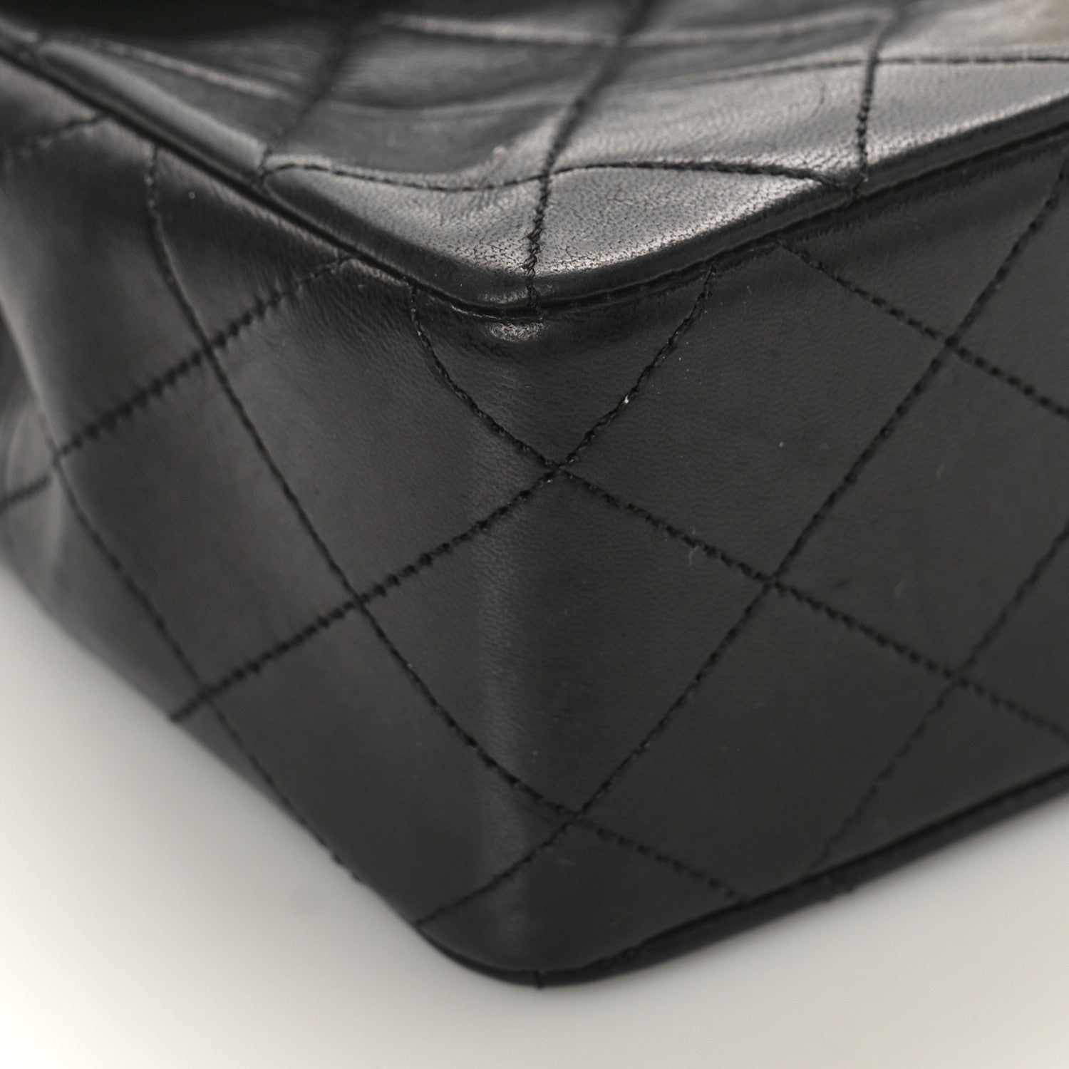 Chanel Lambskin Quilted Small Single Flap Bag Black 8 of 9