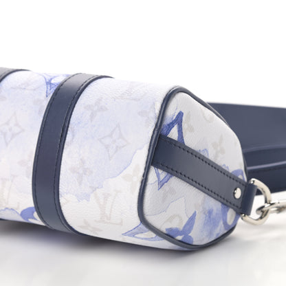 Louis Vuitton Monogram Watercolor Keepall XS Blue 10 of 11
