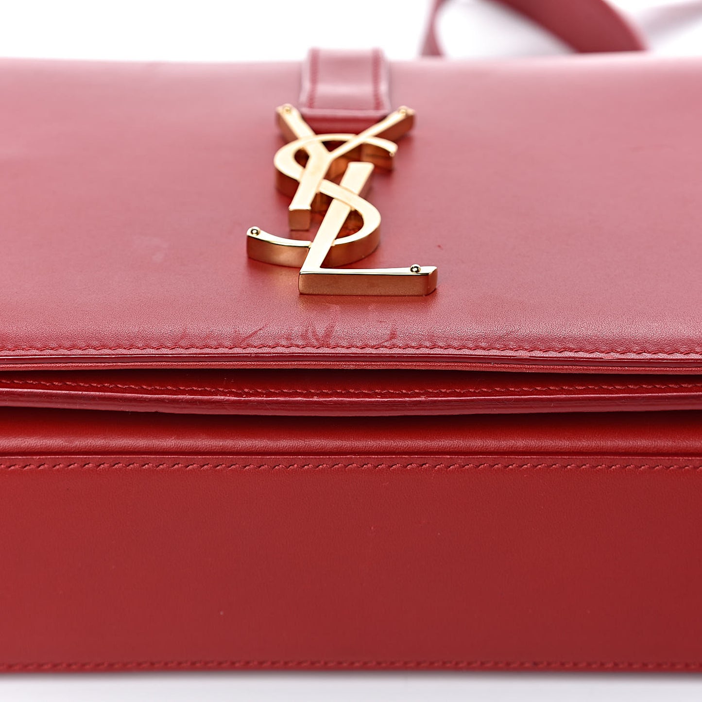 Smooth Calfskin Medium Classic Monogram Universite Bag Red