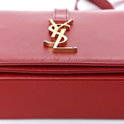 Saint Laurent Smooth Calfskin Medium Classic Monogram Universite Bag Red 19 of 20