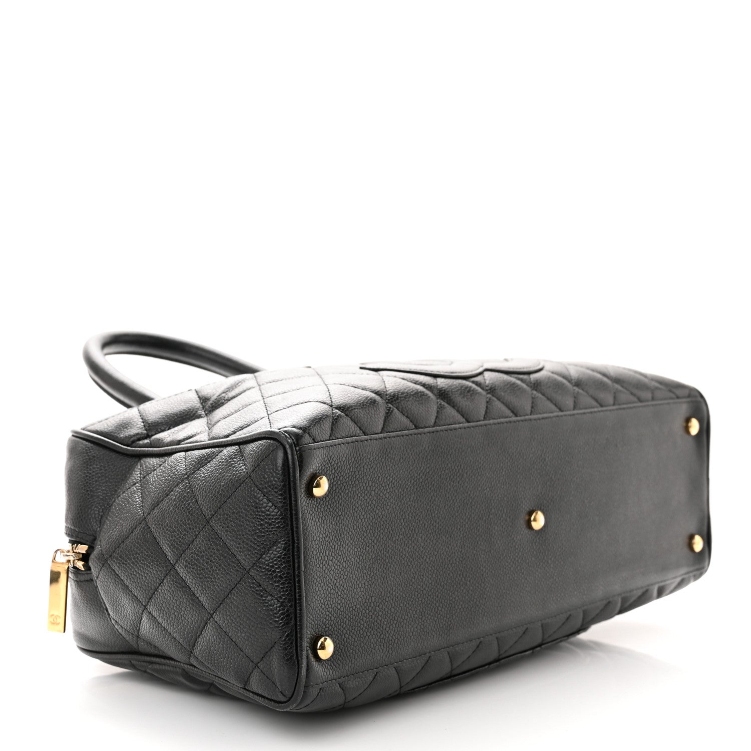 Chanel Caviar Quilted Large Bowler Black 4 of 11