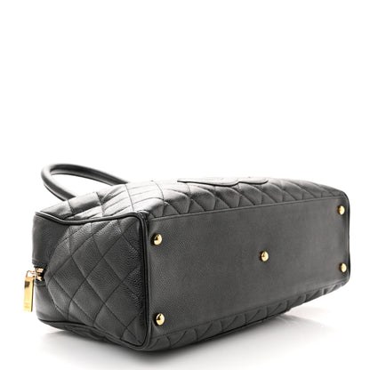 Chanel Caviar Quilted Large Bowler Black 4 of 11