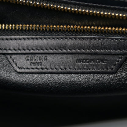 Celine Canvas Smooth Calfskin Mini Tri-Color Luggage Royal 6 of 16
