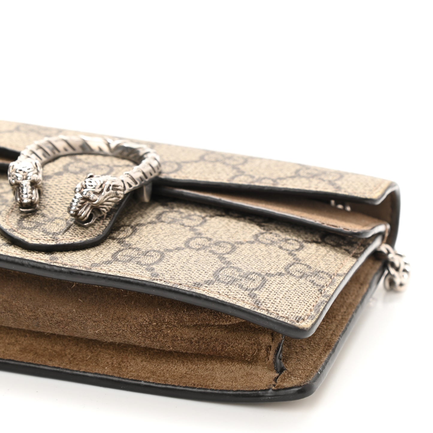 GG Supreme Monogram Super Mini Dionysus Shoulder Bag Taupe