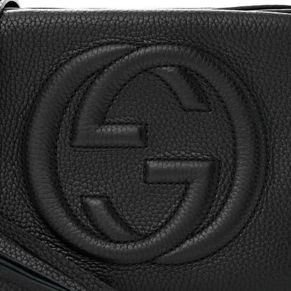 Gucci Pebbled Calfskin Small Soho Disco Bag Black 8 of 16