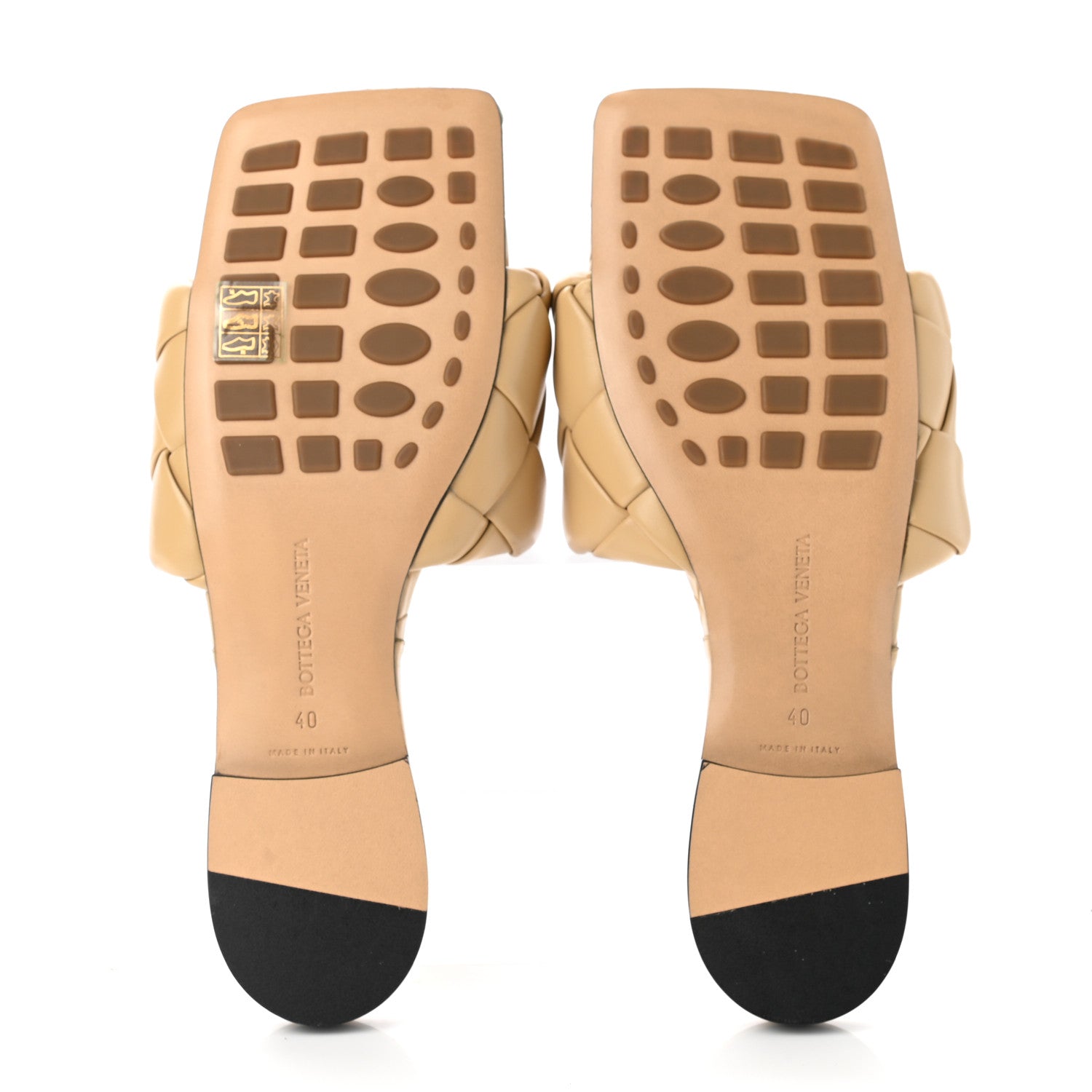 Bottega Veneta Nappa Maxi Intrecciato Lido Flat Sandals 40 Cane Sugar 5 of 7