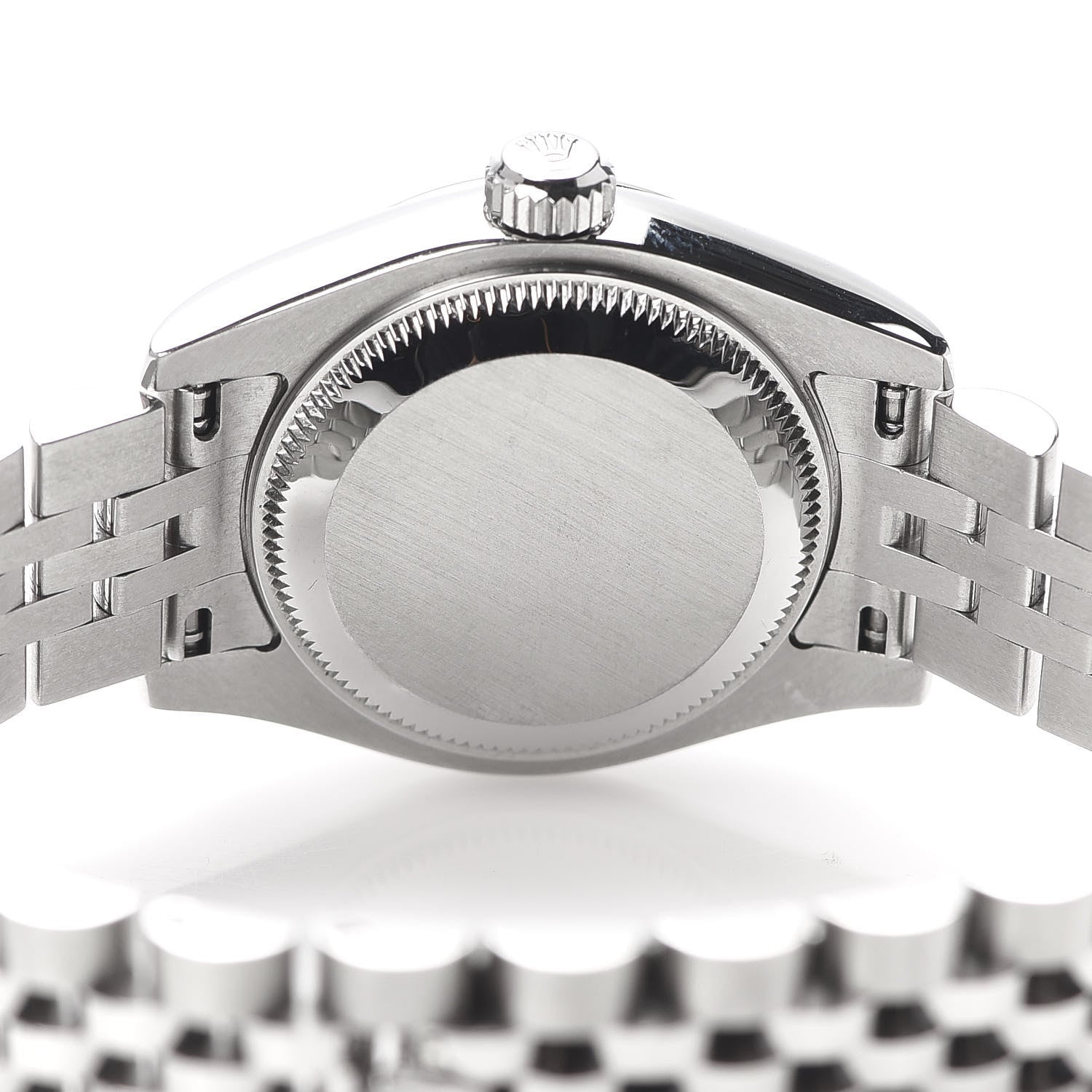 Rolex Stainless Steel 18K White Gold 26mm Oyster Perpetual Datejust Watch White Roman 179174 5 of 6