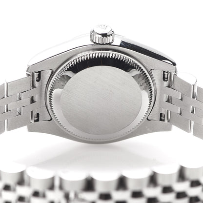 Rolex Stainless Steel 18K White Gold 26mm Oyster Perpetual Datejust Watch White Roman 179174 5 of 6