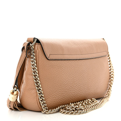 Gucci Pebbled Calfskin Medium Soho Flap Crossbody Camelia 3 of 10