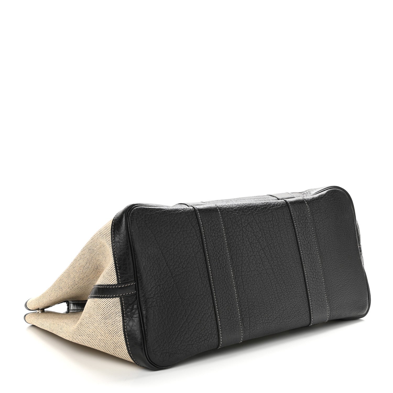 Hermes Toile Buffle Skipper Garden Party 36 MM Tote Black 4 of 9