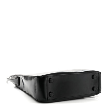 Prada Spazzolato Sport Top Handle Shoulder Bag Black 4 of 11