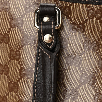 Gucci Crystal Monogram Medium Joy Tote Beige Ebony Testa di Moro 11 of 15