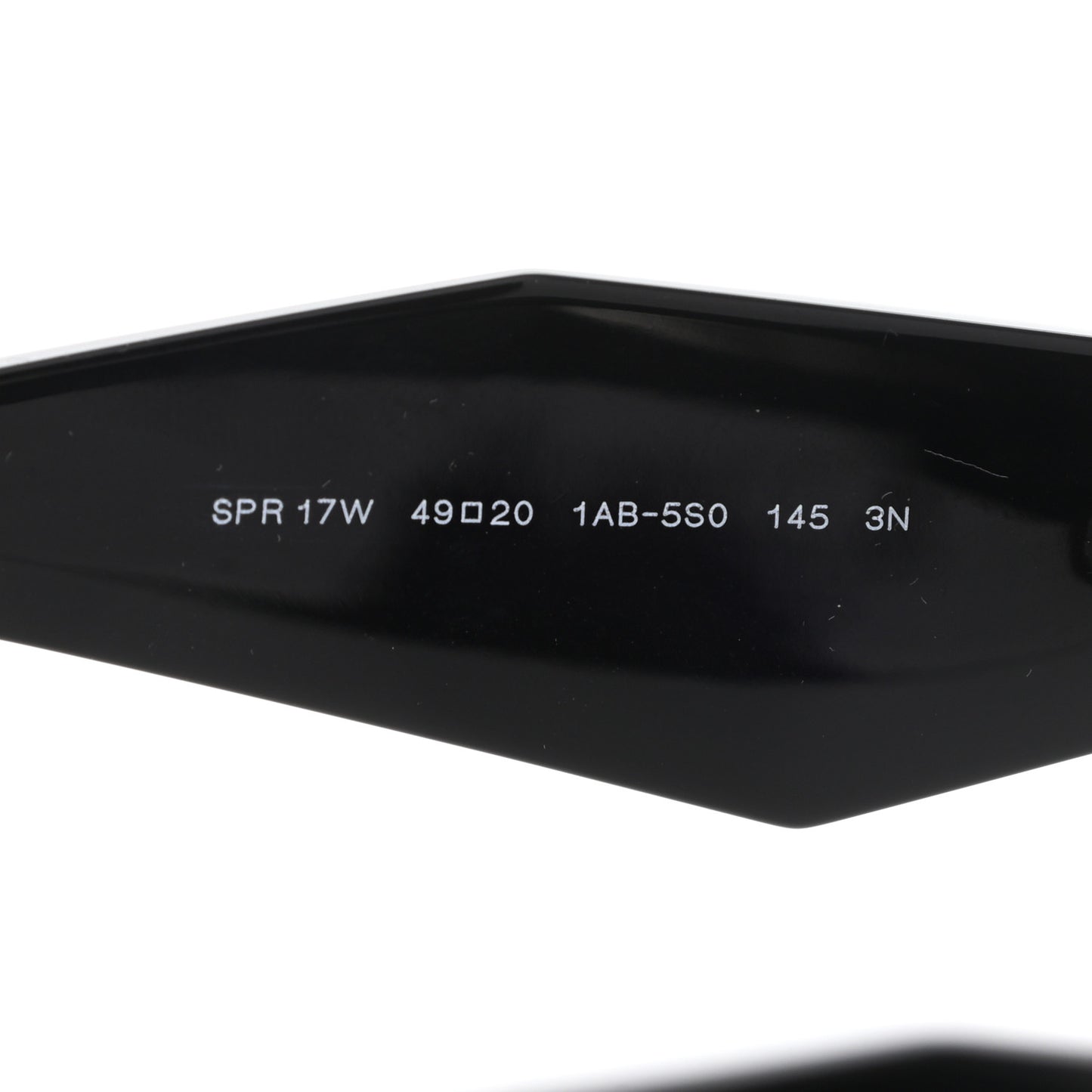 Acetate Symbole Sunglasses SPR 17W Black