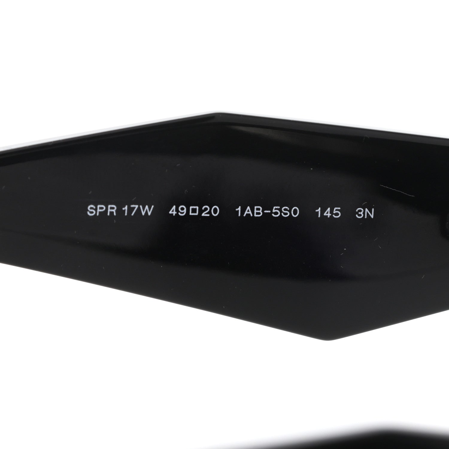Prada Acetate Symbole Sunglasses SPR 17W Black 7 of 8