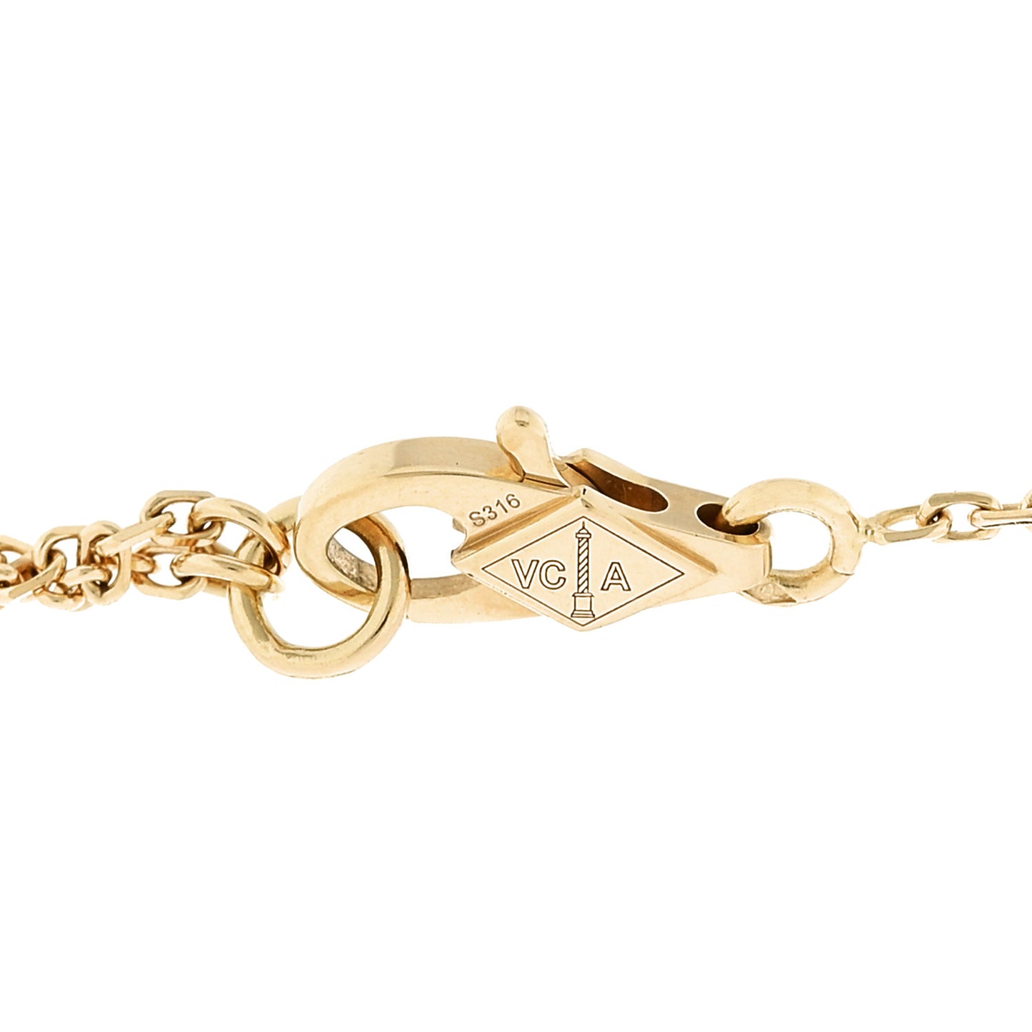 18K Yellow Gold Diamond Mini Frivole Bracelet