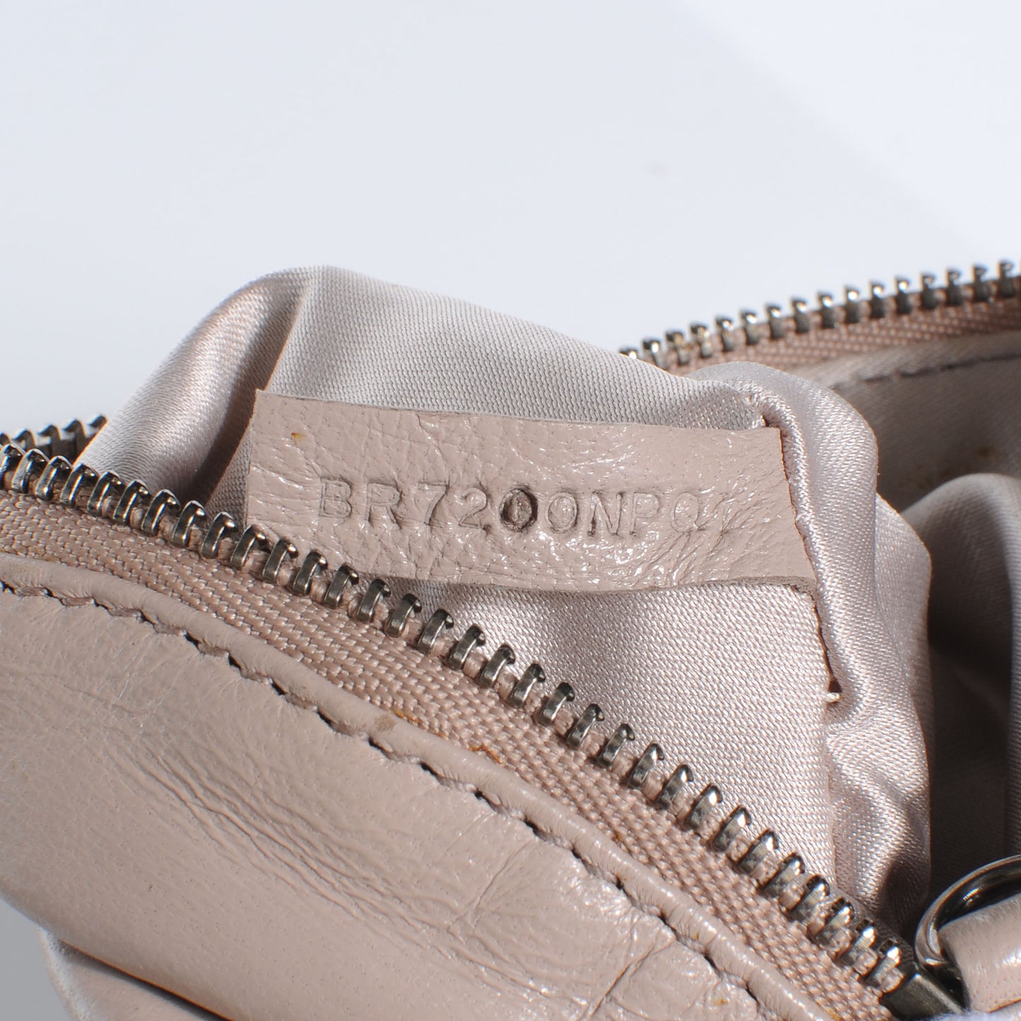Leather Petale Mini Chain Bag Blush