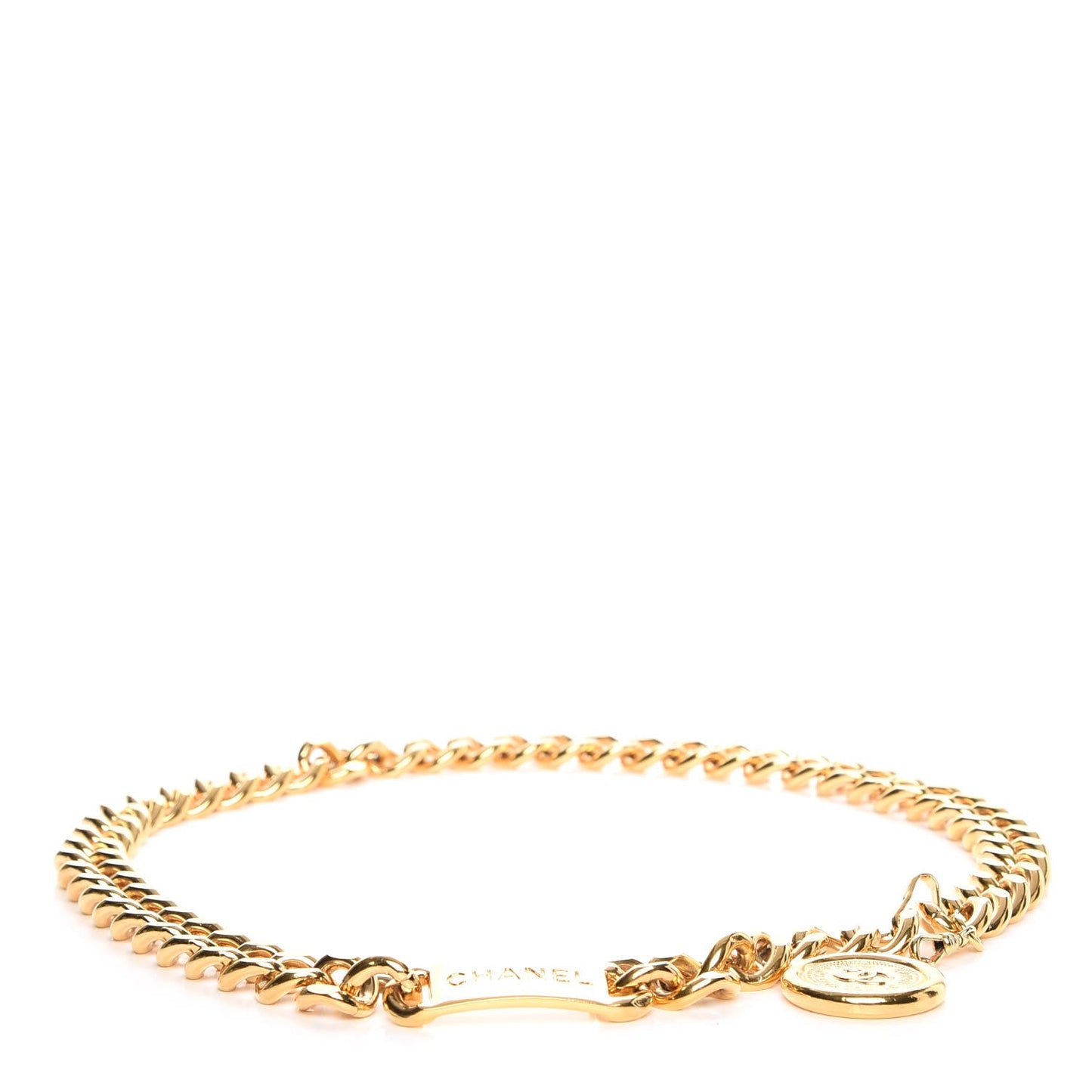 Chain CC 31 Rue Cambon Medallion Belt Gold