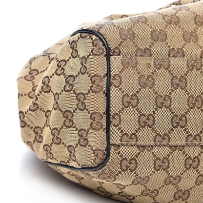 Gucci Monogram Medium Sukey Tote Beige Ebony Black 11 of 14