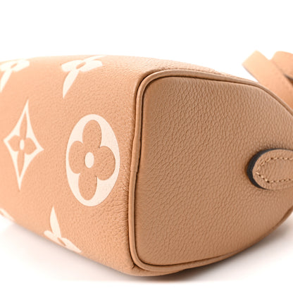 Louis Vuitton Empreinte Monogram Giant Nano Speedy Arizona Creme 9 of 9