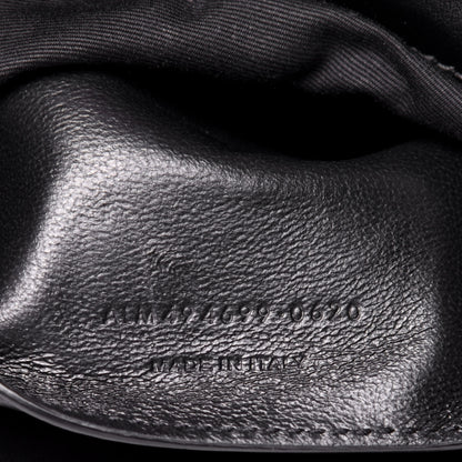 Saint Laurent Calfskin Y Quilted Monogram Small Loulou Chain Satchel Black 7 of 9