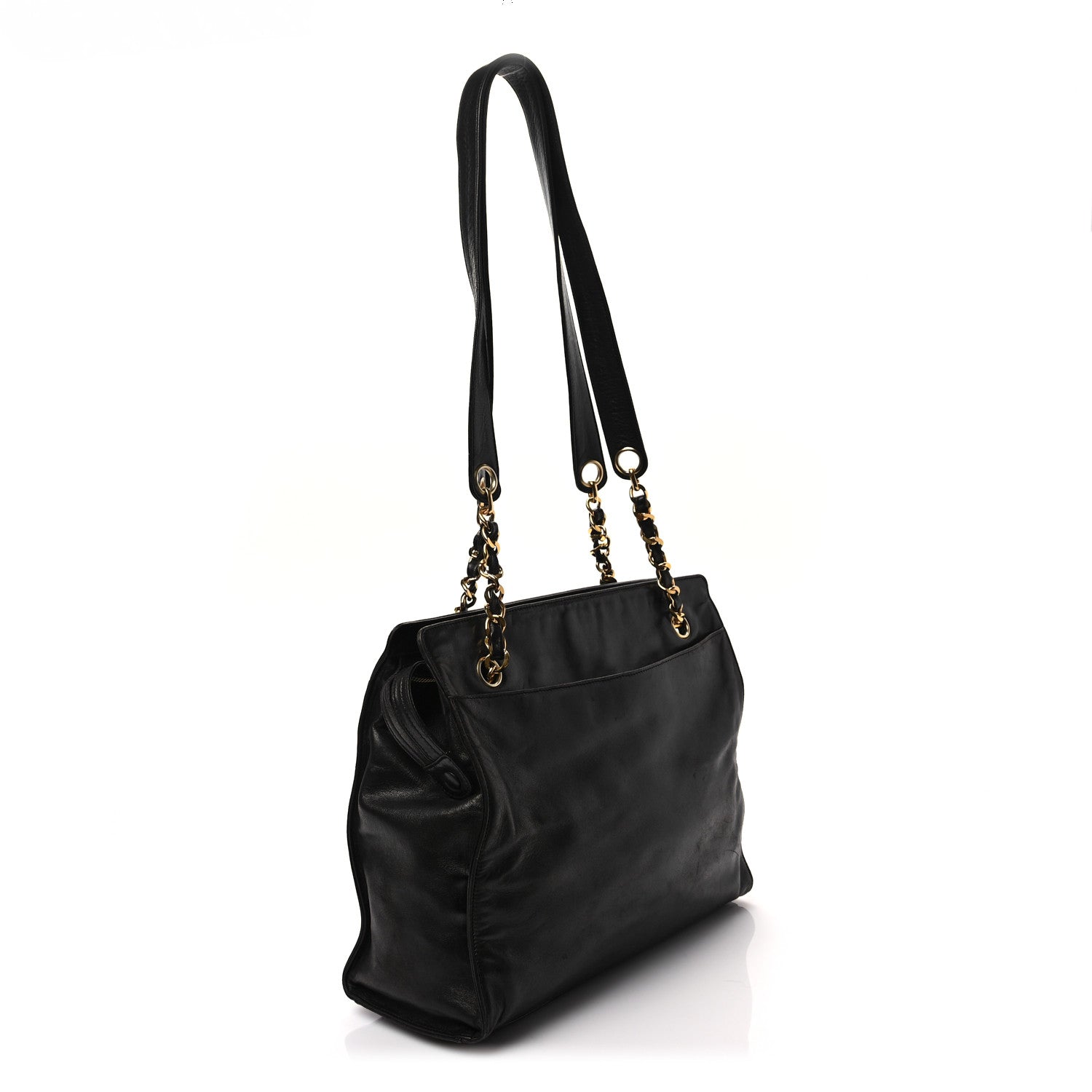Chanel Lambskin CC Shoulder Bag Black 3 of 7