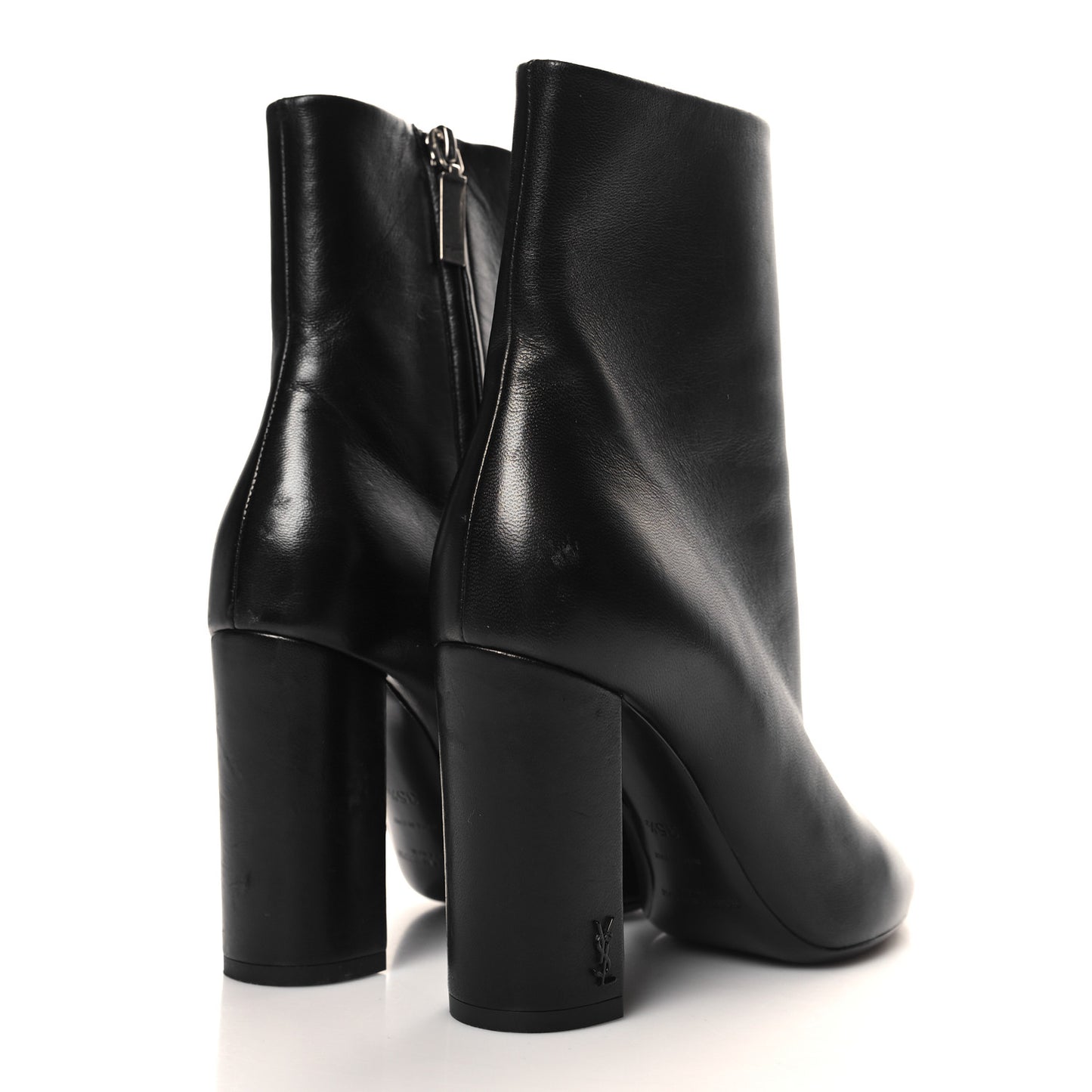 Nappa Vendome Loulou Ankle Zip Boot 35.5 Black