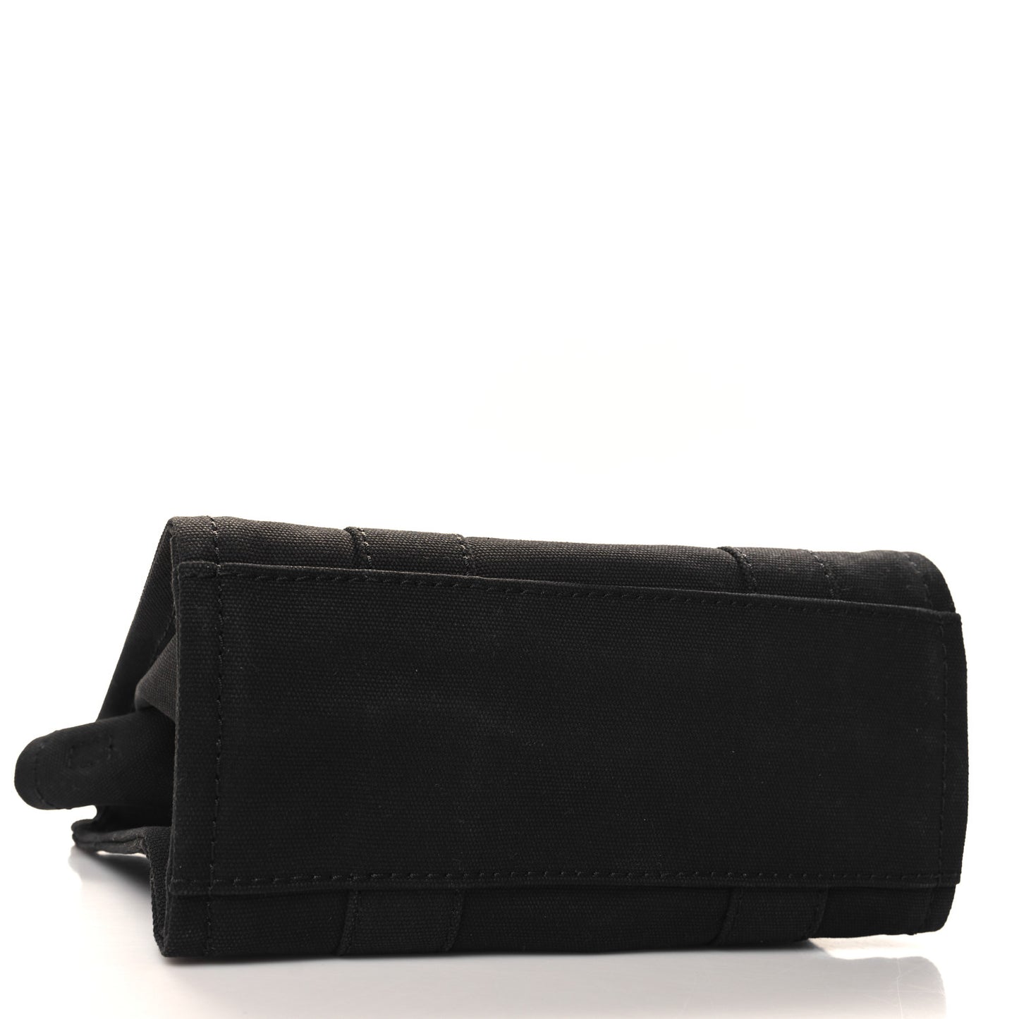 Cotton Canvas Small The Traveler Tote Bag Black